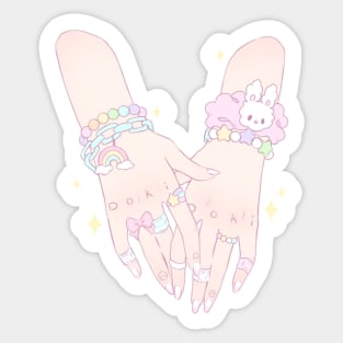 Fairy Kei Hands Sticker